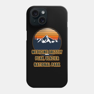 Medicine Grizzly Peak, Glacier National Park Phone Case