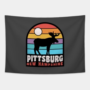 Pittsburg New Hampshire Moose Badge Tapestry