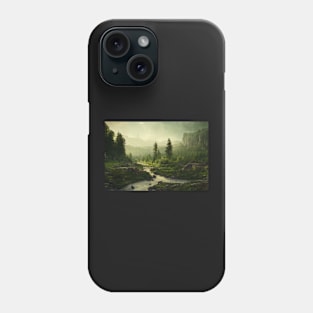 Ruins in the River Valley Phone Case