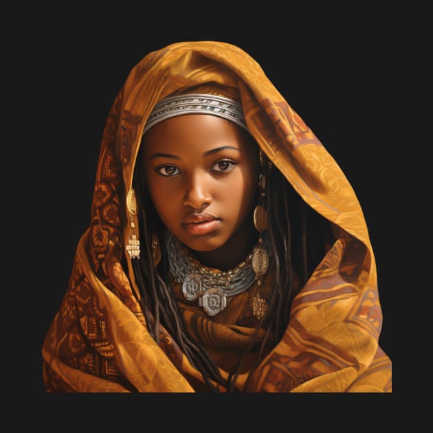 TRIBAL SOMALI GIRL by SHAKIR GAUTAMA 