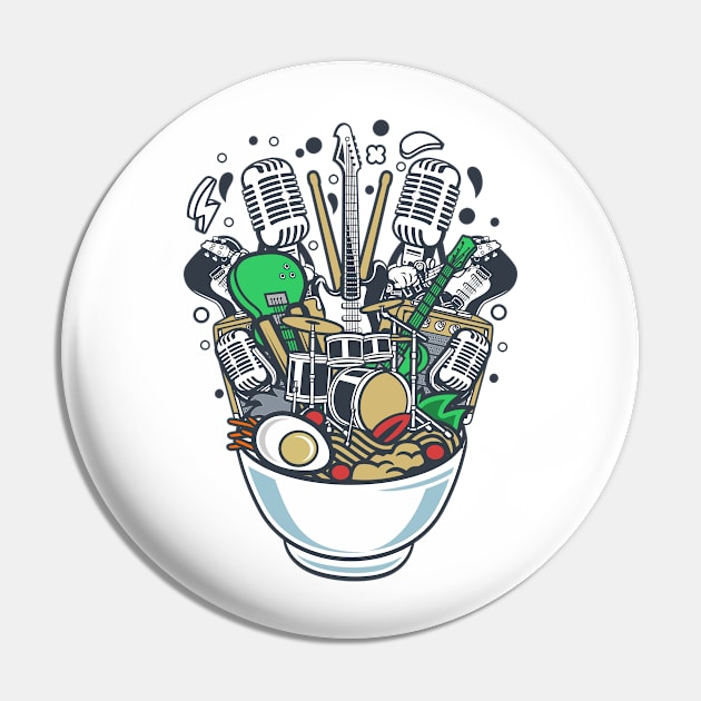 Ramen Rock Pin by p308nx