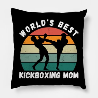 World's Best Kickboxing Mom Pillow