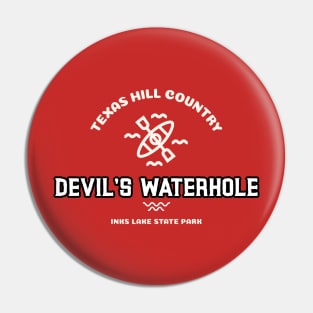 DEVIL'S WATERHOLE INKS LAKE STATE PARK TEXAS T-SHIRT Pin