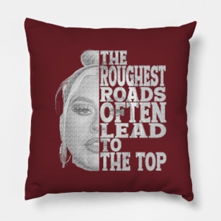 Maria Quote Illustration Pillow