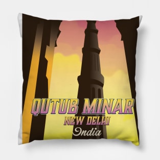 Qutub Minar New Delhi India Pillow