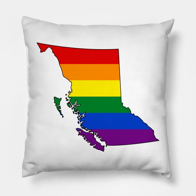 British Columbia Pride! Pillow by somekindofguru