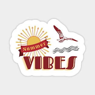 Vintage Summer Vibes Magnet