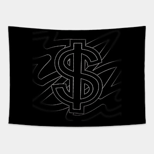 Black money Tapestry