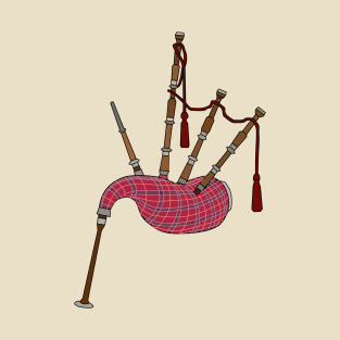 Bagpipes cartoon illustration T-Shirt