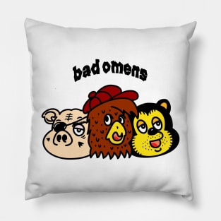 bad omens Pillow