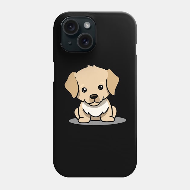 Chibi Labradors Retriever Cute Kawaii Dog Owner Dog Lover Phone Case by everetto