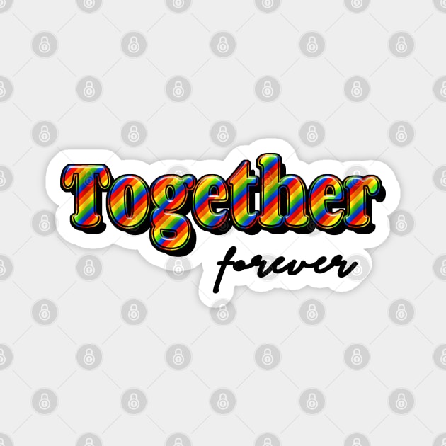 Together forever (color) Magnet by Sinmara