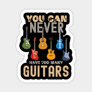 Vintage Guitar Pick Guitarist Magnet