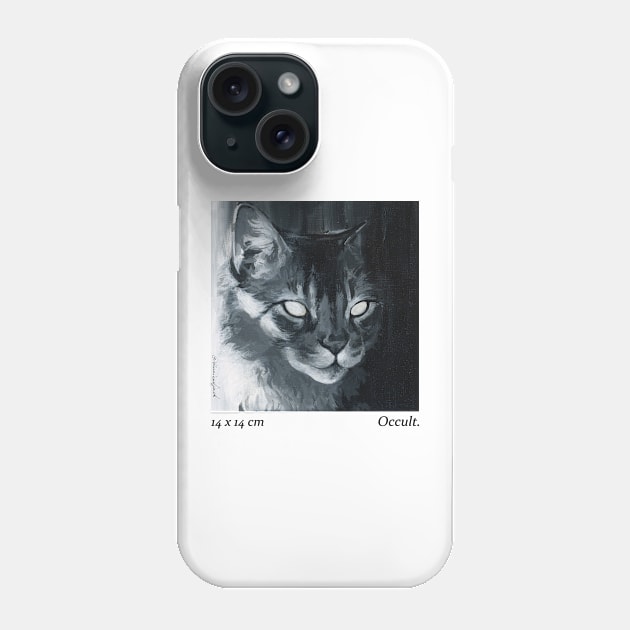 hidden cat Phone Case by blueicedjack