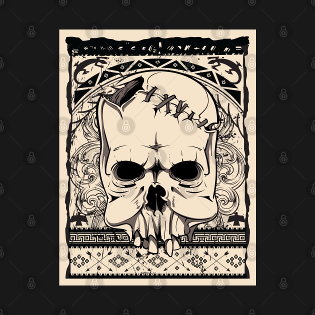 Skull Teeth by Dark Planet Tees