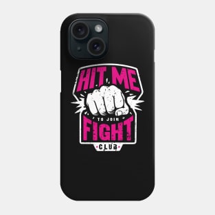 Fight Club Entrance (black) Phone Case