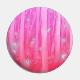 Neon Pink Forest Pin