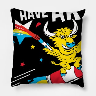 Yak Gotta Have Art Pillow