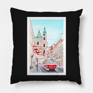 Prague, Czech Republic Pillow