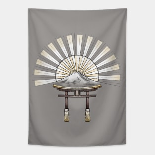 White Mana Symbol in a Japanese Traditional Style- for fans of Magic the Gathering Tapestry