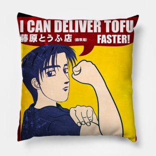 I Can Deliver Tofu Faster Fujiwara Takumi Pillow