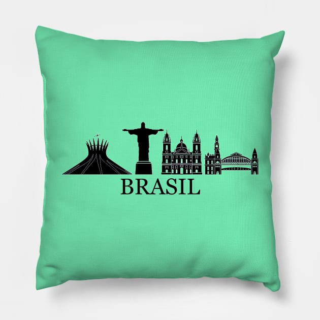 Brazil Pillow by Travellers