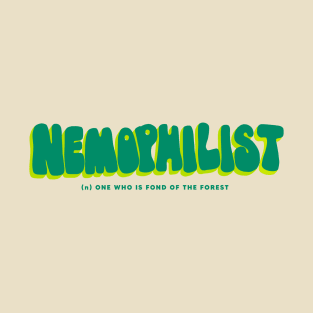 Nemophilist Bubble Lettering T-Shirt