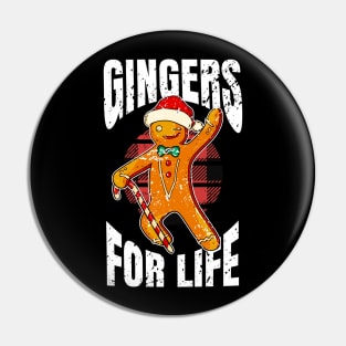 Christmas Santa Claus Gingers for life Pin