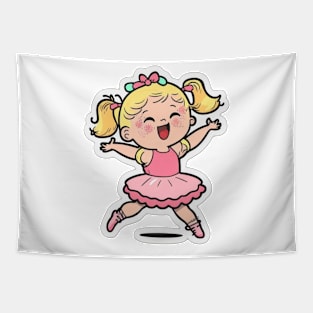 Ballet Dancer Tapestry