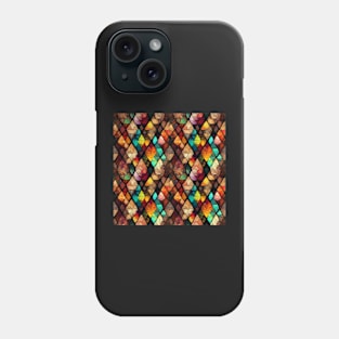 Stained glass colorful pattern, model 5 Phone Case