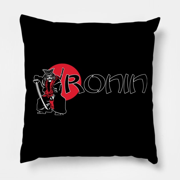 Ronin Pillow by TeeGo