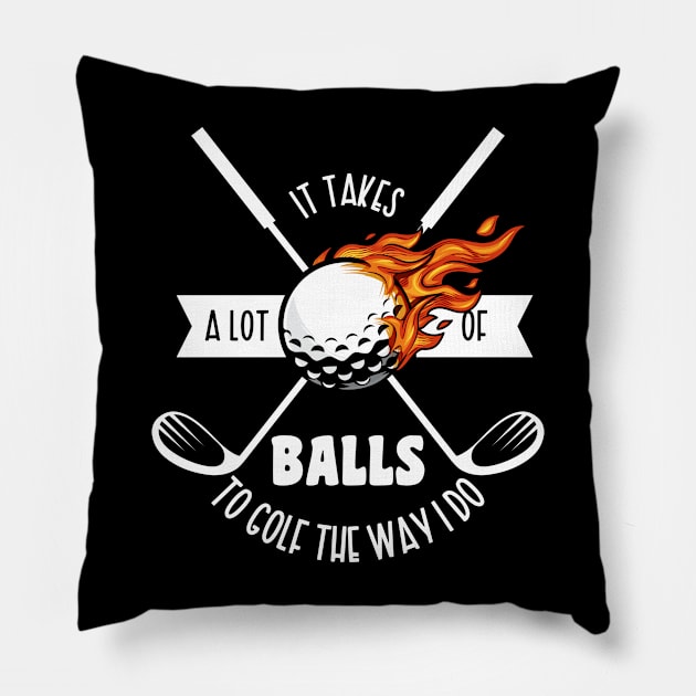 Golfing Pillow by Xtian Dela ✅