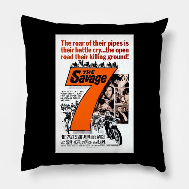 The Savage 7 Pillow by Scum & Villainy