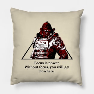 Warriors Quotes XX: " Focus is power." Pillow