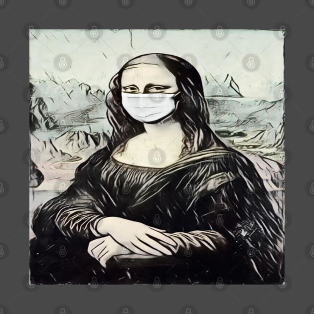 Even Mona Lisa Wears a Mask by CocoBayWinning 