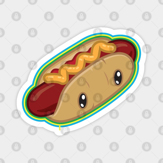 Hotdog! Magnet by Papa Gede