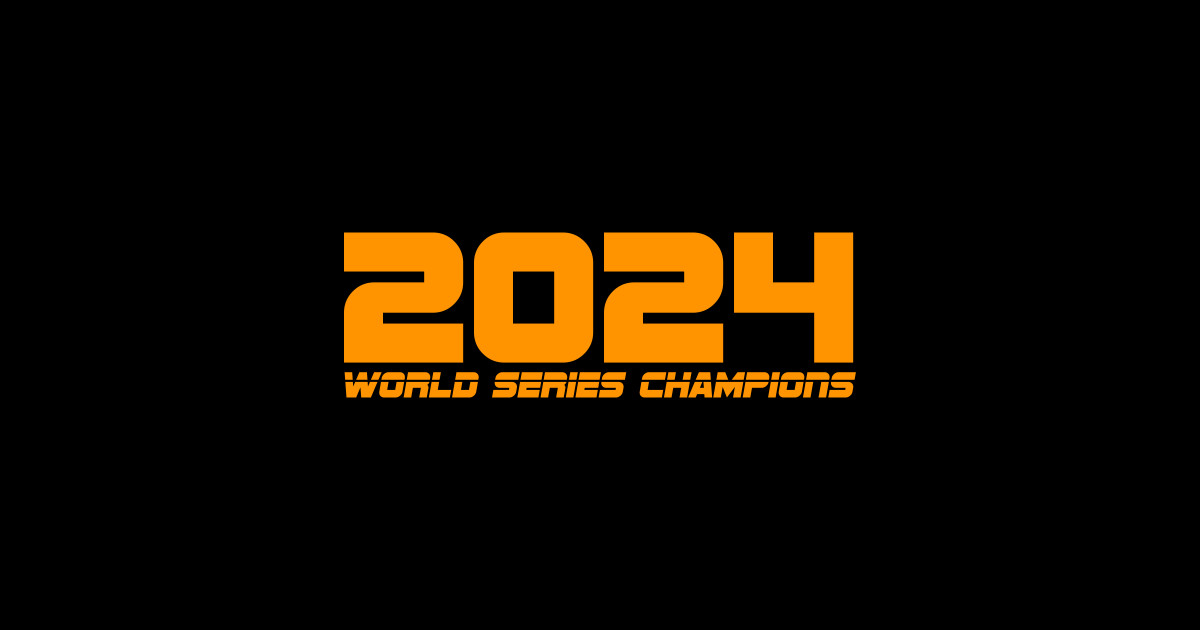 2024 World Series Champions 2024 Sticker TeePublic