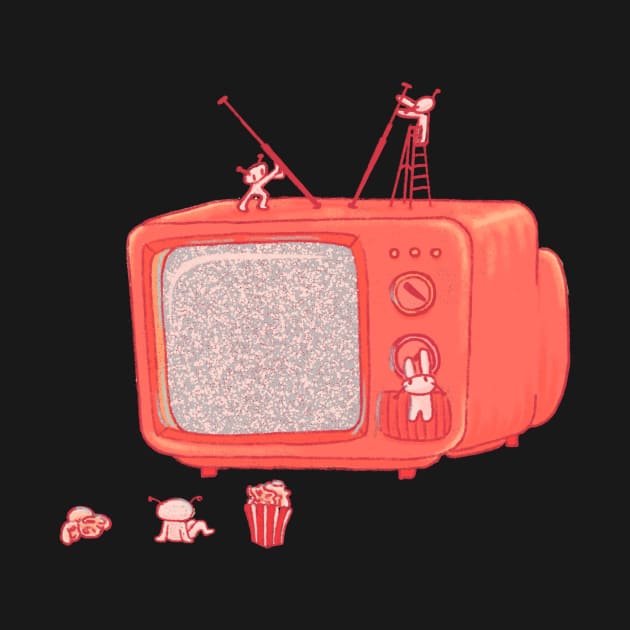 Snow TV by moonlitdoodl