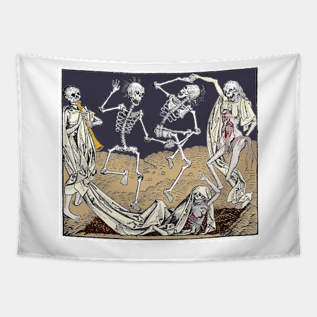 The Dance of Death, allegorical artwork (N500/0016) Tapestry by SciencePhoto