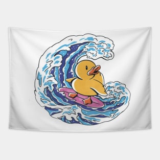 Duck Surfing Tapestry