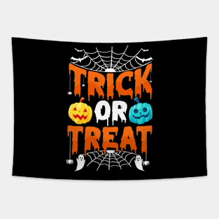 Creepy Trick Or Treat | Halloween Design Tapestry