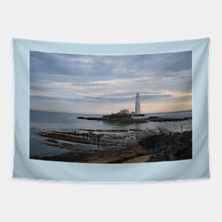 St Mary's Island and Lighthouse in August Tapestry