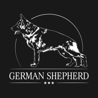 German Shepherd Dog K9 portrait T-Shirt