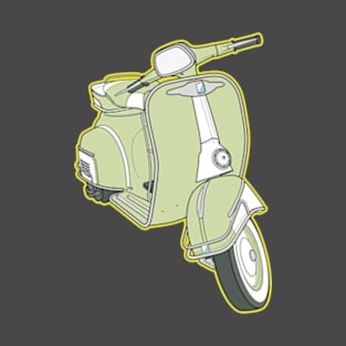 Vintage Vespa Scooter T-Shirt