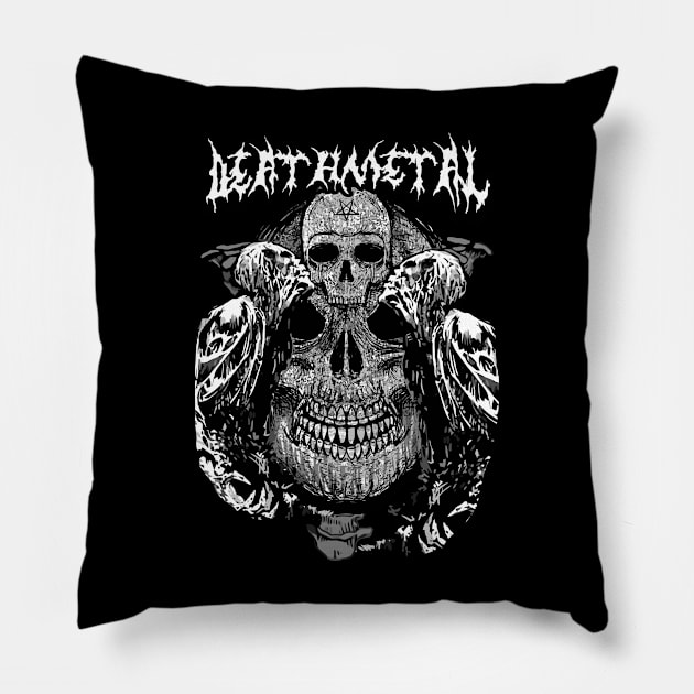 DeathMetal Pillow by DeathAnarchy