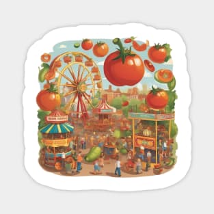 Tomato Town Carnival Magnet
