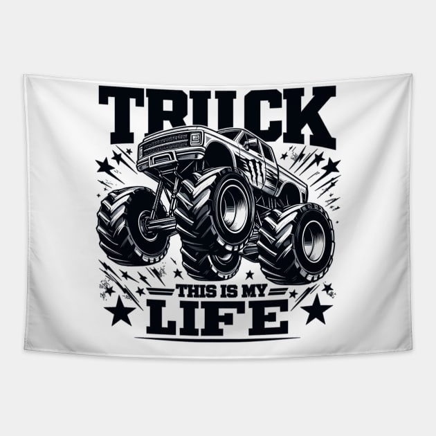 Truck this is my Life Tapestry by Vehicles-Art