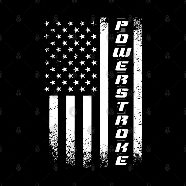 American Powerstroke Flag by QUYNH SOCIU