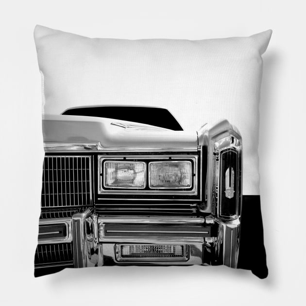 1977 Cadillac Eldorado Barritz Pillow by mal_photography