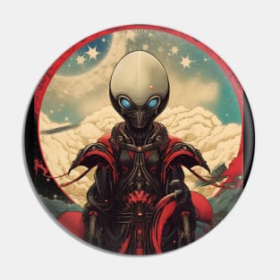 Samurai alien Pin